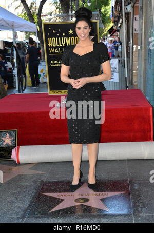 Los Angeles, USA. 9 novembre 2018. LOS ANGELES, CA. 09 novembre 2018 : Sarah Silverman au Hollywood Walk of Fame Star Cérémonie à l'humoriste Sarah Silverman. Photos : Paul Smith/Featureflash Crédit : Paul Smith/Alamy Live News Banque D'Images