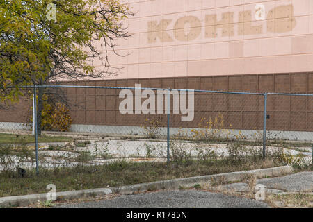 Ils ont perdu l'esquisse d'un signe extérieur d'un logo Kohl's store fermé dans Waterford Township, Michigan le 26 octobre 2018. Banque D'Images