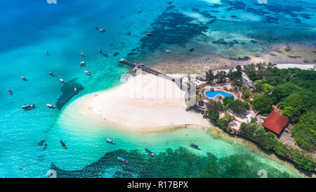 L'île de prison. Zanzibar, Tanzanie. Banque D'Images