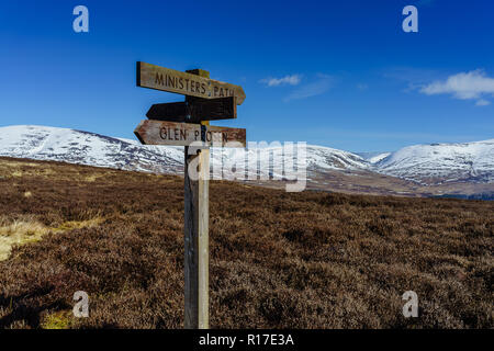 Les Angus Glens Banque D'Images