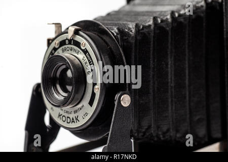 Kodak Six-20 Brownie Folding Camera Banque D'Images