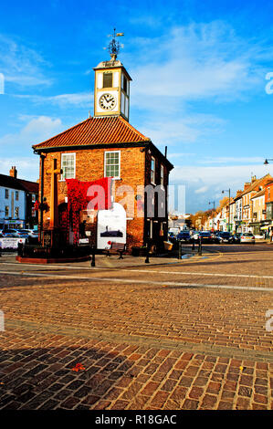 Le Jour du souvenir et coquelicots, Yarm sur les tés, Angleterre Banque D'Images