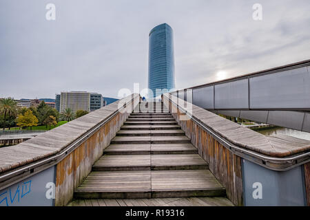 Torre Iberdrola, Bilbao, Espagne, Euskadi, Europe Banque D'Images