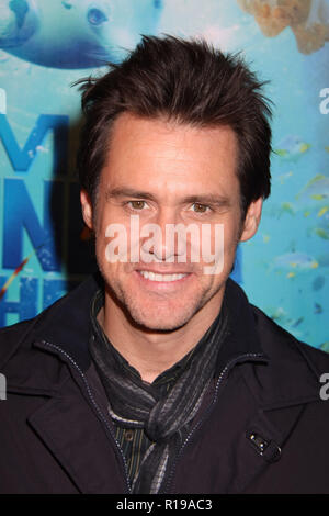 Jim Carrey 02/05/09 'sous la Mer 3D' Premiere @ California Science Center IMAX Theatre, Los Angeles Photo de Megumi Torii/HNW / PictureLux (5 février 2009) Banque D'Images