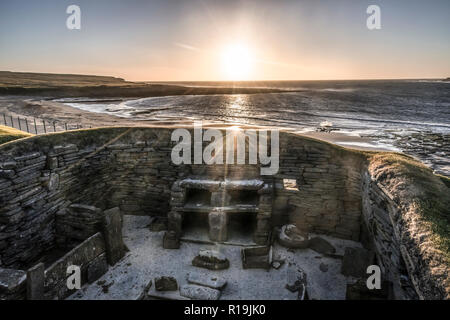 Skara Brae, Orkney Banque D'Images