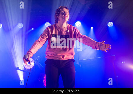 Glasgow, Ecosse, Royaume-Uni. 10 novembre 2018. Capaldi, Lewis en concert à la célèbre salle de bal, Glasgow Barrowlands Grand, au Royaume-Uni. Crédit : Stuart Westwood/Alamy Live News Banque D'Images