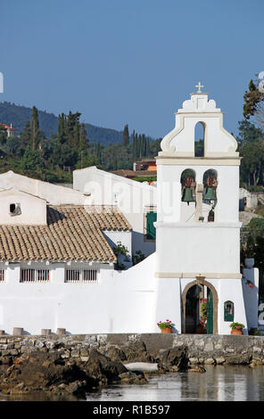 Monastère de Vlachernes, île de Corfou en Grèce Banque D'Images