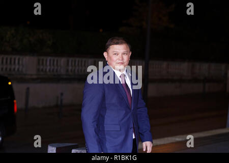 Paris, France. 10 Nov, 2018. Le dîner en présence des chefs d'état, le gouvernement et les dirigeants de l'organisation internationale lors de la commémoration du centenaire de l'armistice de 1918 au Musée d'Orsay à Paris le 10 novembre 2018 à Paris, France. Credit : Bernard Menigault/Alamy Live News Banque D'Images