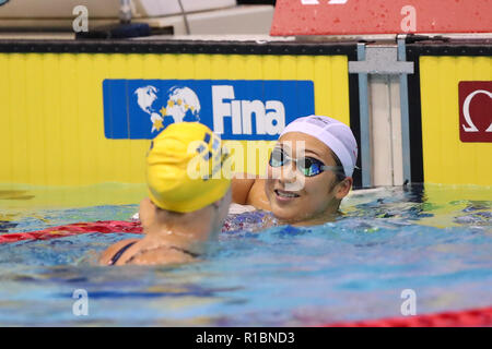 Rikako Ikee (JPN), le 10 novembre 2018 - Natation : Coupe du Monde de Natation FINA 2018 Tokyo 50m papillon lors de la finale internationale de natation Tatsumi Center à Tokyo, Japon. (Photo de YUTAKA/AFLO SPORT) Banque D'Images