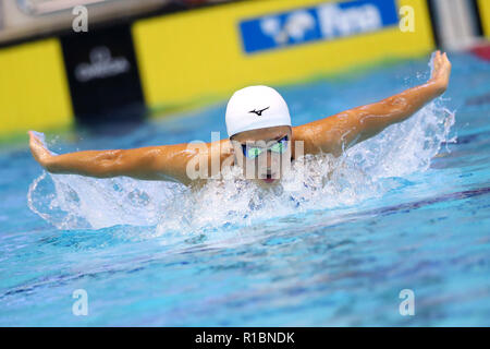 Rikako Ikee (JPN), le 11 novembre 2018 - Natation : Coupe du Monde de Natation FINA 2018 Tokyo Women's 100m papillon de chaleur au Centre International de Natation Tatsumi à Tokyo, Japon. (Photo par Yohei Osada/AFLO SPORT) Banque D'Images