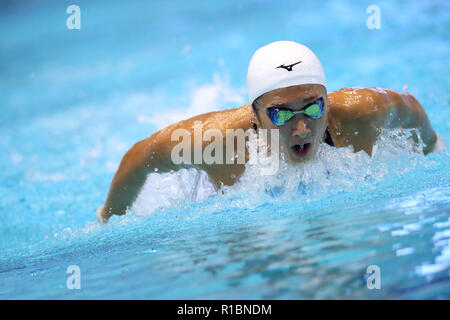 Rikako Ikee (JPN), le 11 novembre 2018 - Natation : Coupe du Monde de Natation FINA 2018 Tokyo Women's 100m papillon de chaleur au Centre International de Natation Tatsumi à Tokyo, Japon. (Photo par Yohei Osada/AFLO SPORT) Banque D'Images