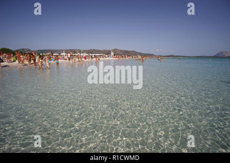 San Teodoro, La plage de la Cinta, Sardaigne, Italie Banque D'Images