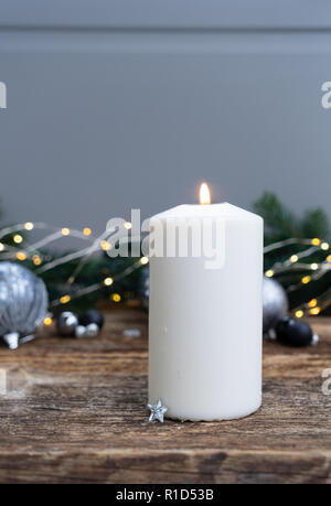 Noël gris élégant Banque D'Images