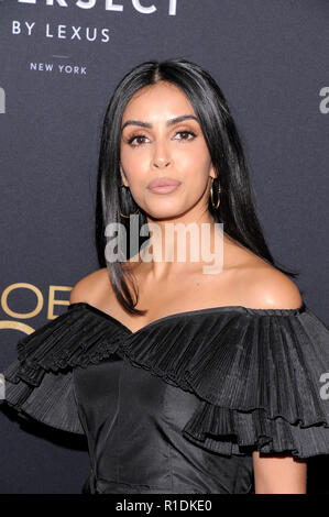 NEW YORK, NY - 11 novembre : L'actrice Parveen Kaur assiste à la projection spéciale de New York 'Robin des Bois' à AMC Lincoln Square Theatre le 11 novembre 2018 à New York. Banque D'Images