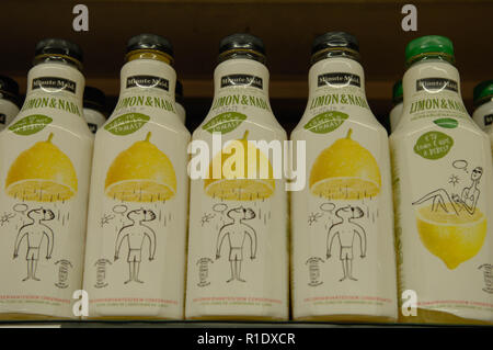 Minute Maid,jus de citron verre Banque D'Images