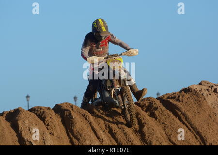 Plage de Skegness race Les 10 et 11 novembre 2018. Enduro, Motocross, side-car et quad racing sur le sable Banque D'Images