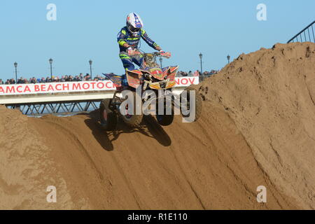 Plage de Skegness race Les 10 et 11 novembre 2018. Enduro, Motocross, side-car et quad racing sur le sable Banque D'Images
