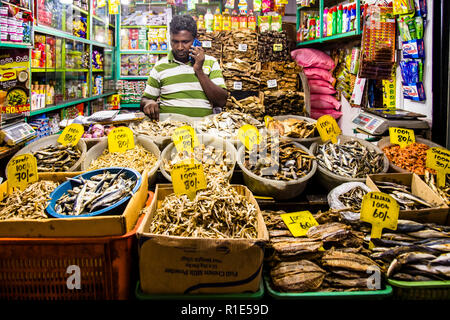 Marché alimentaire au Sri Lanka Banque D'Images