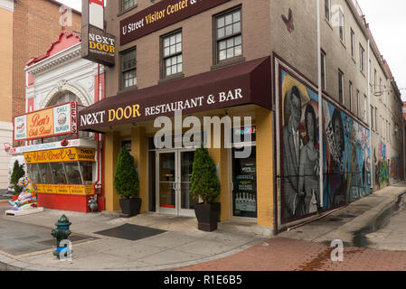 Ben's Chili Bowl Original Washington DC Banque D'Images