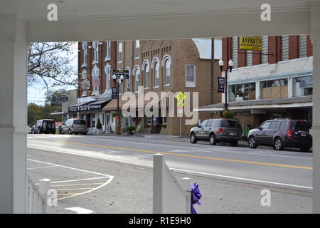 Historique La rue principale Sweetwater, TN Banque D'Images