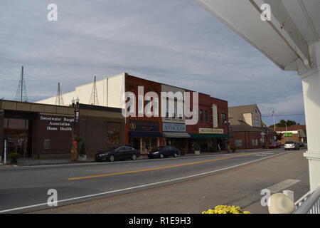 Historique La rue principale Sweetwater, TN Banque D'Images