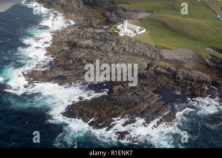 Fair Isle phare du sud de l'air Banque D'Images