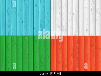 Bois de couleur texture background set Illustration de Vecteur