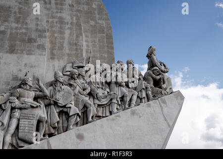 Padrão dos Descobrimentos ou Monument des Découvertes, est un monument situé sur la rive du Tage dans la paroisse civile de Santa Maria de Belém, Li Banque D'Images