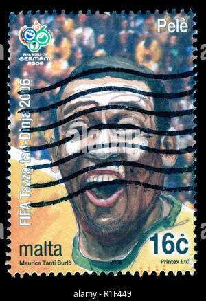 Timbres-poste de Malte dans la Coupe du Monde 2006 - Allemagne series Banque D'Images