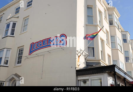 Les légendes bar et boîte de nuit sur le front de mer de Brighton UK Banque D'Images