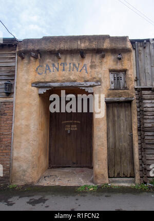 Édimbourg, Écosse - 10 NOVEMBRE 2018 : A wild west set hidden à Édimbourg. Banque D'Images