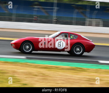 Michael Bell, Simon, Orebi-Gann Morgan Plus 4 REFLEX, Trophée International pour les voitures GT classique, le Silverstone Classic, juillet 2018, Silverstone, Northamptons Banque D'Images