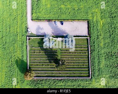 Beijing, Chine. Nov 6, 2018. Photo prise le 6 novembre 2018 montre le cimetière chinois de Nolette à Noyelles-sur-Mer, France. Crédit : Chen Yichen/Xinhua/Alamy Live News Banque D'Images