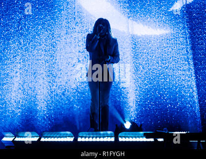 Austin, Texas, États-Unis. 25 octobre, 2018. MAYNARD JAMES KEENAN, le chanteur de A Perfect Circle, effectue à Austin360 amphithéâtre à Austin, Texas. Credit : Alicia Armijo/ZUMA/Alamy Fil Live News Banque D'Images