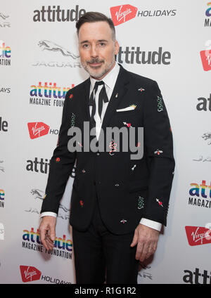 L'attitude Awards 2018 - Arrivées avec : David Furnish Où : London, Royaume-Uni Quand : 11 Oct 2018 Source : WENN.com Banque D'Images