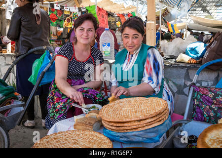 L'Ouzbékistan, environs de Boukhara, marché local Banque D'Images