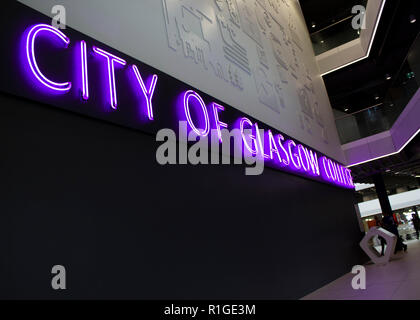 Ville de Glasgow, 2e étage Entrée, Glasgow, Royaume-Uni Banque D'Images