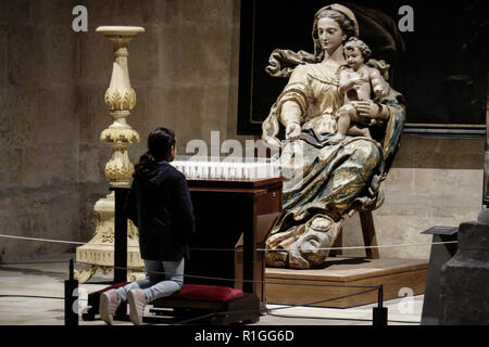 Le monastère d'Alcobaça, Mosteiro de Santa Maria de Alcobaça, une église catholique romaine située dans la ville d'Alcobaça, dans la sous-région Oeste, a été fondée Banque D'Images