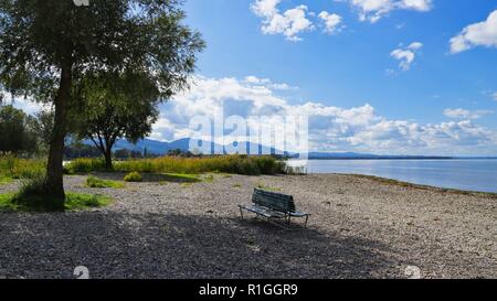 Détente sur le lac de Constance Banque D'Images