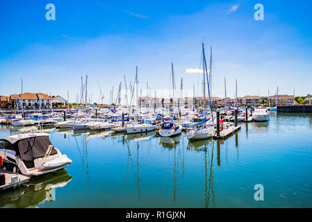 Marina Ocean Village. Southampton, Hampshire, Angleterre, Royaume-Uni, UK, Europe Banque D'Images