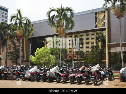 Avis de Poipet. Cambodge Banque D'Images