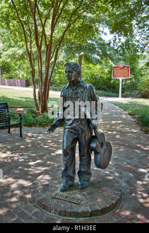 Elvis à 13 sculpture à l'Elvis Presley Birthplace Museum, Tupelo, Mississippi Banque D'Images