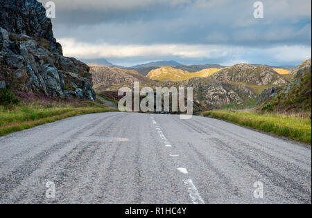 L'article de la côte du nord 500 route touristique à Wester Ross, Scotland, UK Banque D'Images