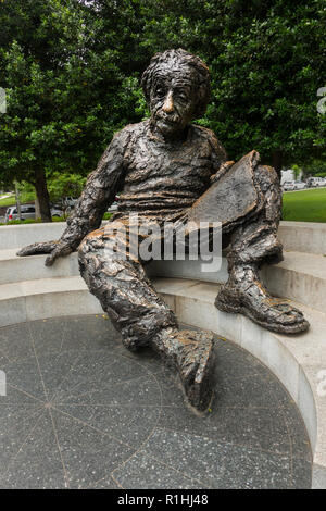 Albert Einstein Memorial Washington DC Banque D'Images