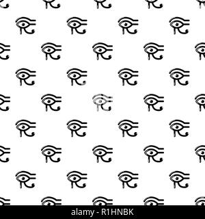 Horus oeil vecteur seamless pattern Illustration de Vecteur