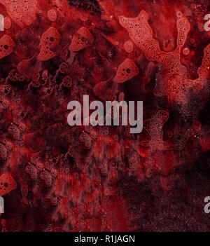 Grunge background texture sang horrible pour votre conception Banque D'Images