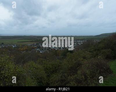 Braunton un village anglais dans le Nord du Devon UK Banque D'Images