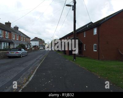 Braunton un village anglais dans le Nord du Devon UK Banque D'Images