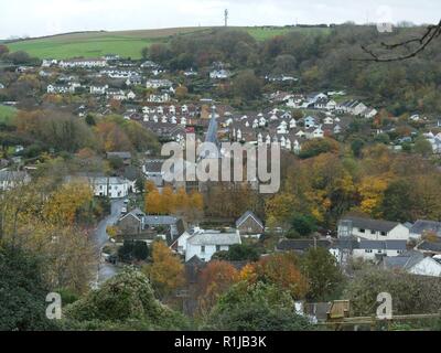 Braunton un village anglais dans le Nord du Devon UK Banque D'Images