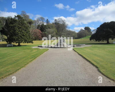 Les jardins de Pencarrow House, Cornwall Banque D'Images